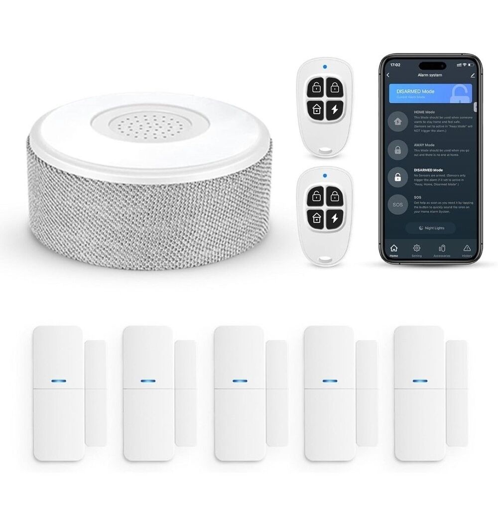 Alarm System for Seniors, Home Security, Door Alarm, Security Systems Smart B13